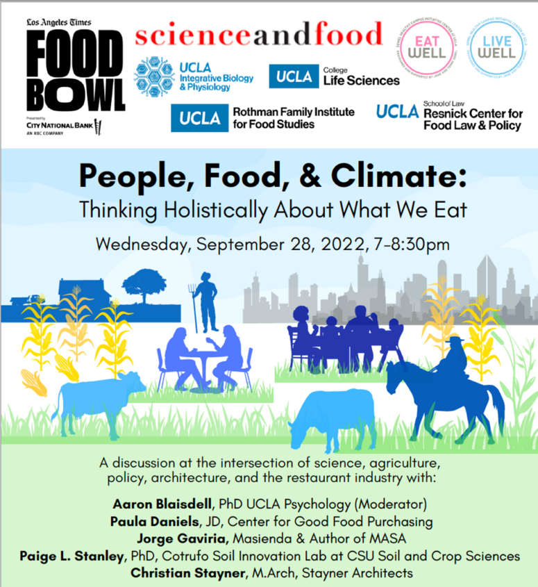 People, Food, & Climate: Thinking Holistically About What We Eat