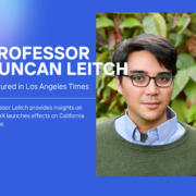 Professor Duncan Leitch Featured in Los Angeles Times