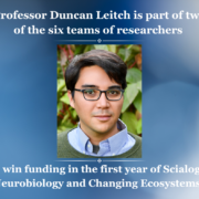 Professor Duncan Leitch is part of two of the six teams of researchers to win funding in the first year of Scialog: Neurobiology and Changing Ecosystems