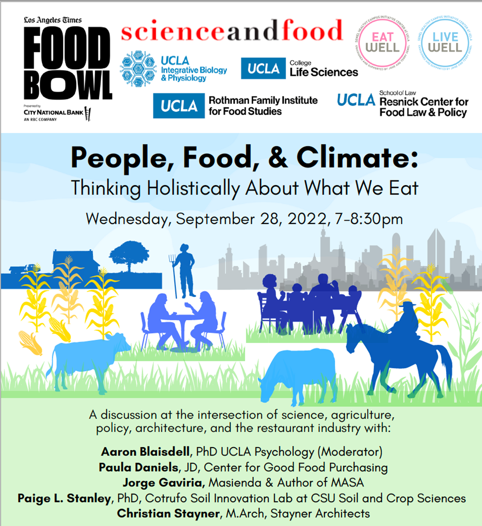 People, Food, & Climate: Thinking Holistically About What We Eat People, Food, & Climate: Thinking Holistically About What We Eat